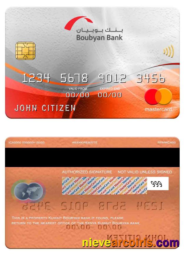 Kuwait Boubyan bank mastercard